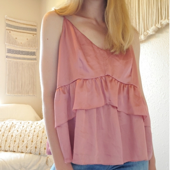 Maeve Pink Chiffon Blouse - Picture 5 of 5